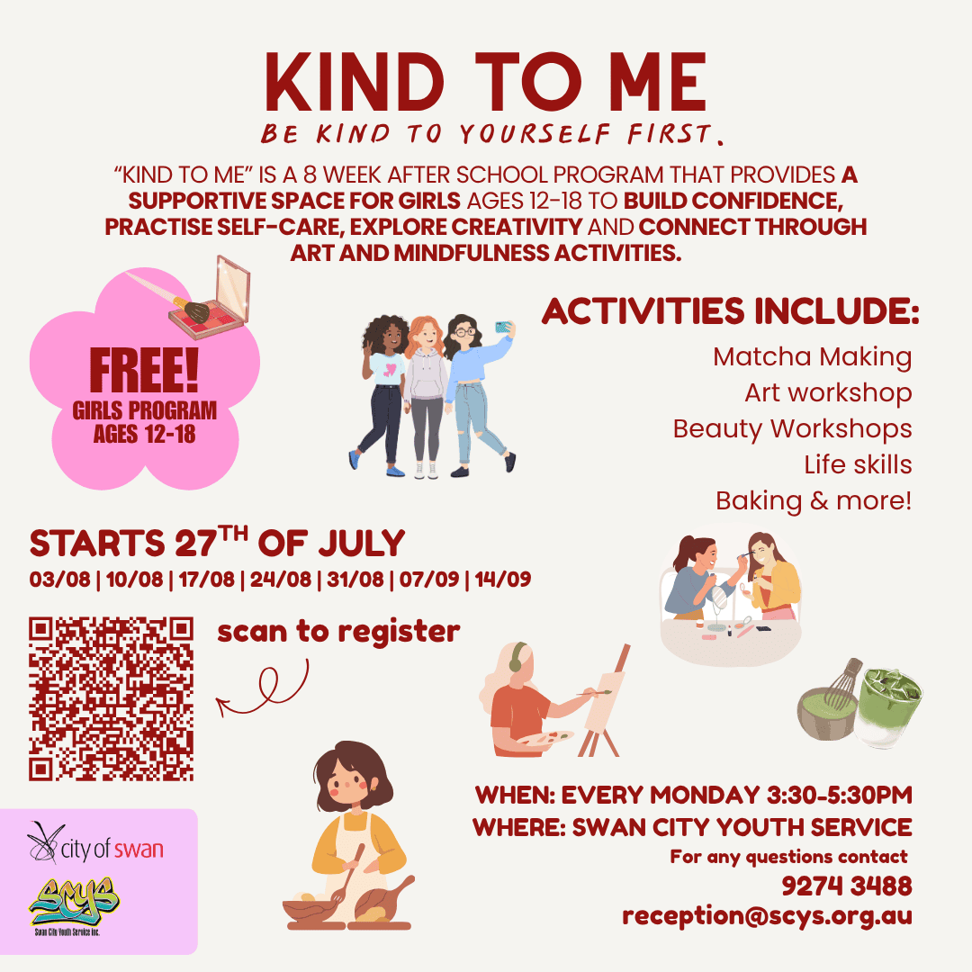 Kind To Me - Girls Program - Swan City Youth Service